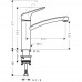 Смеситель Hansgrohe Logis 71832000 для кухонной мойки