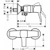 Смеситель Hansgrohe Metropol Classic 31360000 для душа