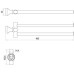 Держатель для полотенец LeMark LM8101C
