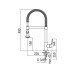 Смеситель Nobili Nobi NB84300/3CR для кухонной мойки