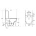 Унитаз-компакт Owl 1975 Tid Cirkel-G (OWLT190702) с сиденьем DP микролифт