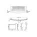 Боковая панель Ravak Magnolia 75 CZ61200A00