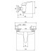 Настенный смеситель для душа без гарнитуры Ravak Suzan SN 032.00/150 X070006