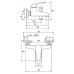 Настенный смеситель для ванной без гарнитуры Ravak Suzan SN 022.00/150 X070004