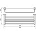Полка для полотенец Ravak Chrome 66см. CR 330.00 X07P194