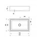 Раковина Ravak Formy 01 600 D белый без перелива XJL01260000