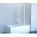 Шторка для ванны Ravak Chrome CVS2-100 R белый+ транспарент 7QRA0100Z1