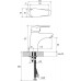 Смеситель для умывальника без донного клапана Ravak Neo NO 012.00 X070023