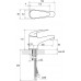 Смеситель для умывальника без донного клапана Ravak Suzan SN 012.00 X070002