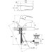 Смеситель для умывальника с донным клапаном Ravak Rosa RS 011.00 X070010