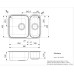 Кухонная мойка Reginox Montana U LUX OKG left/right 43518/43519