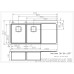 Кухонная мойка Reginox Nevada 30x30 LUX OKG Left 43109