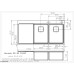 Кухонная мойка Reginox Nevada 30x30 LUX OKG Right 43110