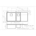 Кухонная мойка Reginox Nevada 40x18 LUX OKG Left/Right 43099/43100