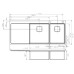 Кухонная мойка Reginox Nevada 40x30 LUX OKG Left/Right 43105/43106