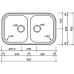 Кухонная мойка Reginox Regent 20 R LUX 805x480 OKG