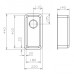 Мойка кухонная Ohio 18x40 Small LUX OKG 38306
