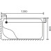 Поддон для душа Royal Bath RB 8120BP, прав. RB8120BP-R