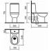 Унитаз-компакт Sanita luxe Next luxe SL900003 c микролифтом