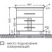 Тумба с раковиной Санта Вегас 85 напольная