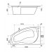 Акриловая ванна Santek Майорка 150х90 L/R Базовая
