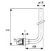Отвод TECE TECElogo 16x15/330 мм 8740401