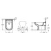 Биде напольное Villeroy & Boch Hommage 7442 00R1 alpin 744200R1