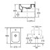 Биде подвесное Villeroy & Boch Memento 5428 00R1 alpin 542800R1