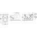 Чаша для унитаза подвесного Villeroy & Boch Aveo 6612 10R2 star white 661210R2