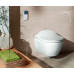 Крышка-сиденье Villeroy & Boch Viclean V02E L401 с микролифтом, петли хром, функция биде V02EL401