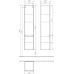 Шкаф-пенал Villeroy & Boch Subway 2.0 DX eiche graphit, прав. A71000FQ
