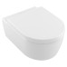 Унитаз подвесной Villeroy & Boch Avento 5656 HRR1 alpin с микролифтом 5656HRR1