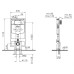 Комплект VitrA Normus 9773B003-7200 кнопка хром