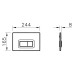 Комплект VitrA Normus 9773B003-7200 кнопка хром