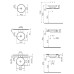 Раковина Vitra Water Jewels 4334B003-1361 400 мм