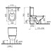 Унитаз-компакт VitrA Form 300 9729B003 сиденье с микролифтом