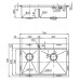 Кухонная мойка Zorg Master X Finess ZM R-5278-R